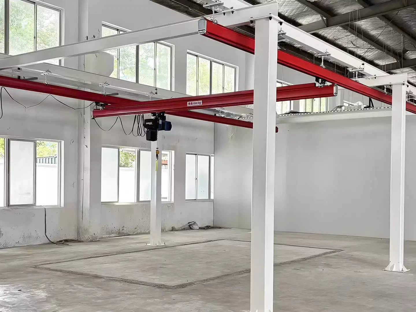 1000 kg kbk enkelstrålsupphängningskran