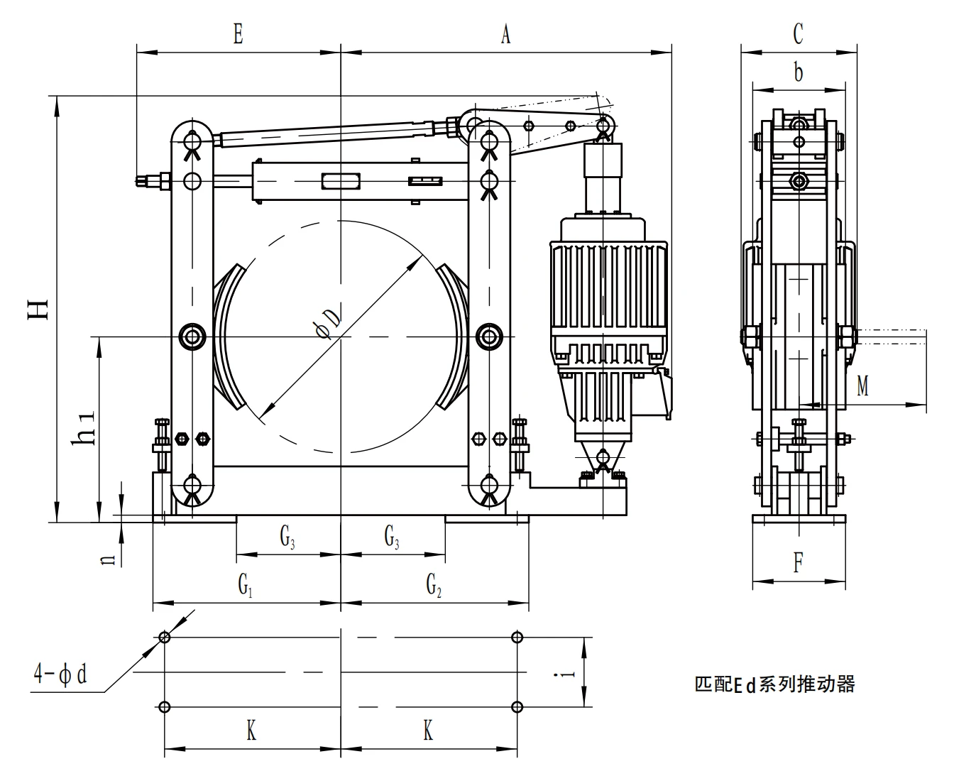 YWZ4 Series Hydraulic Drum Brake | Industrial Crane Brake Supplier YWZ4 Series Hydraulic Drum Brake | Industrial Crane Brake Supplier